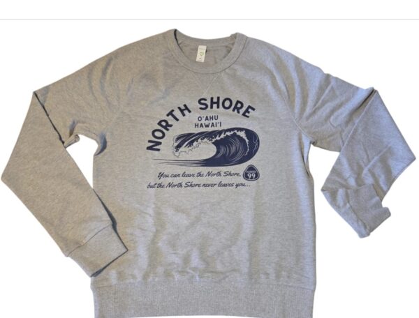 Crew Hoodie - "Never Leaves" North Shore Wave