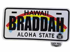 Sticker - Route 99 "Braddah"